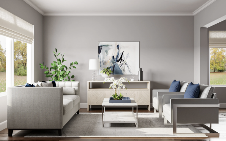 Online design Transitional Living Room by Stacy D. thumbnail