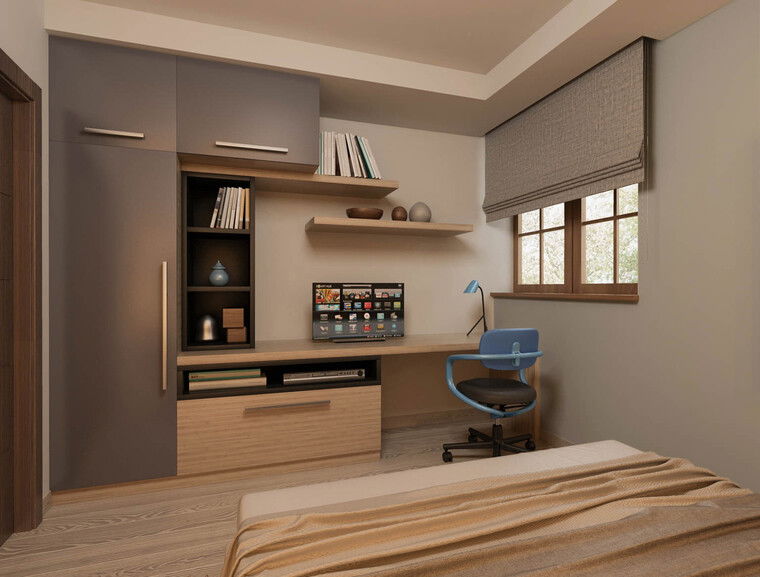 Diseño en línea Dormitorio ecléctico por Natasa P. miniatura