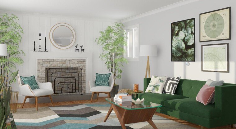Online design Transitional Living Room by Anna P. thumbnail