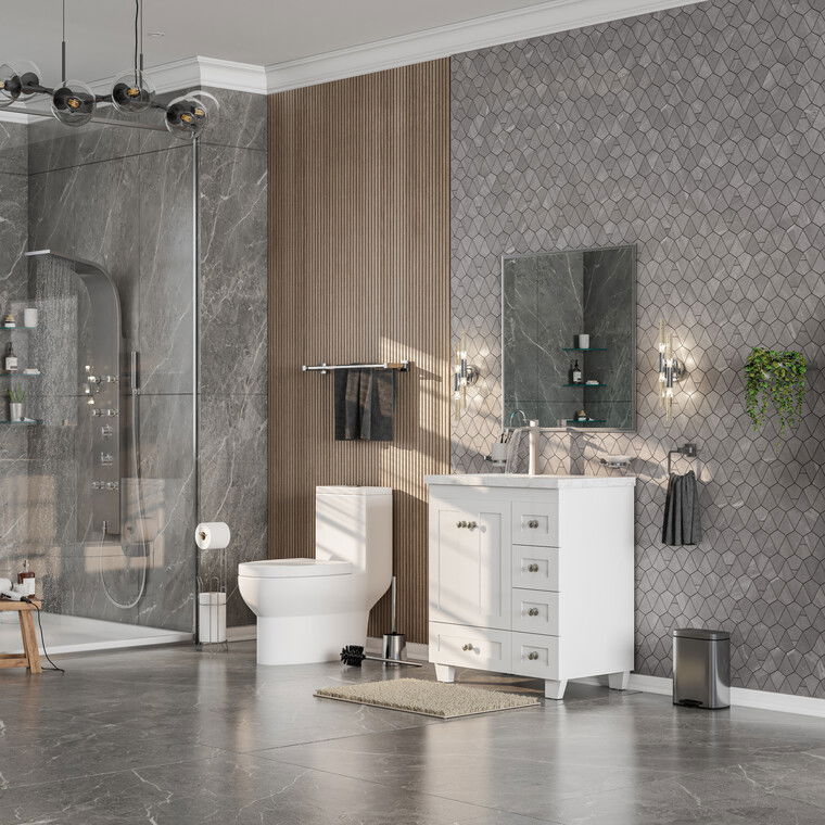 Online design Modern Bathroom by Salma T. thumbnail