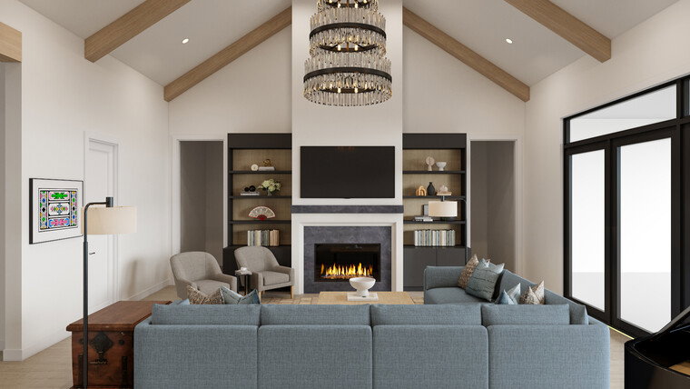 Online design Modern Combined Living/Dining by Wanda P. thumbnail