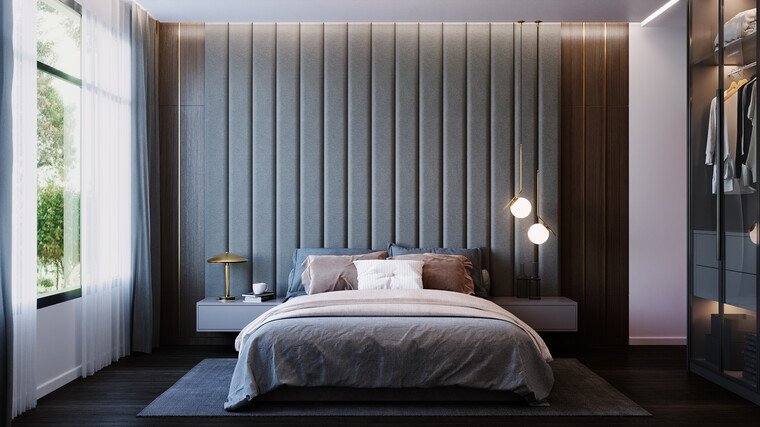 Online design Modern Bedroom by Beyzanur K. thumbnail