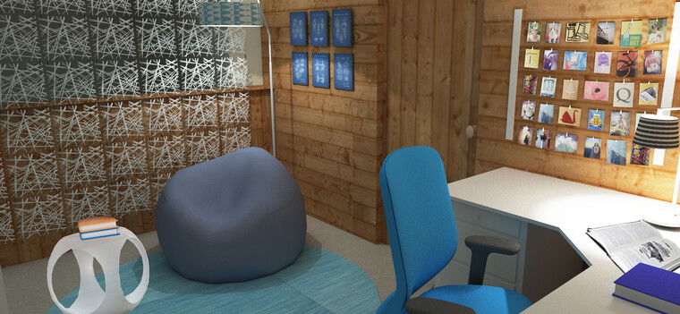 Online design Modern Home Office by Merry M. thumbnail