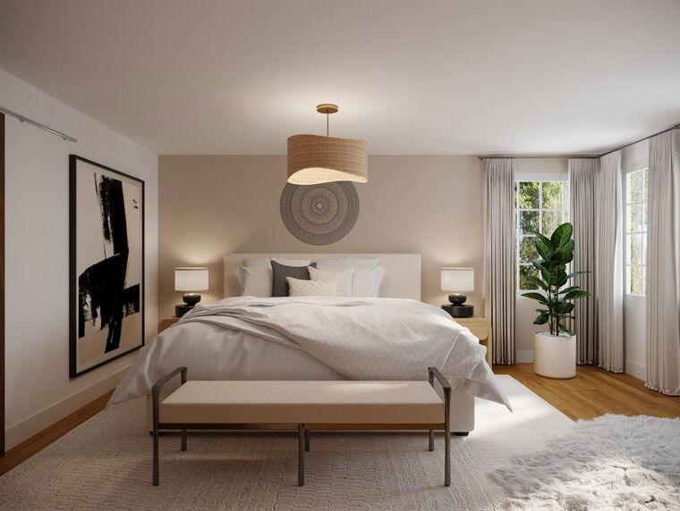 Online design Modern Bedroom by Marine H. thumbnail