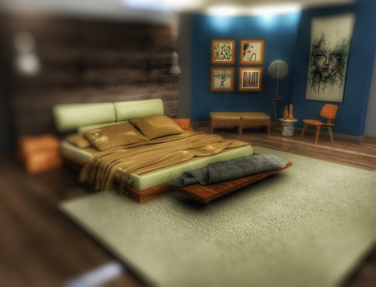 Online design Transitional Bedroom by Ahmed E. thumbnail