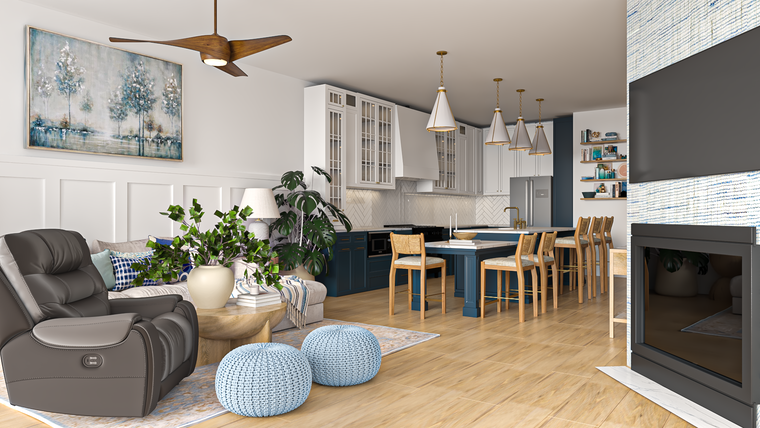 Online design Beach Kitchen by Sahar M. thumbnail