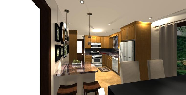 Online design Transitional Kitchen by Audrey P. thumbnail