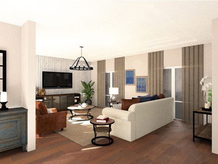 Online design Transitional Living Room by Nor Aina M. thumbnail