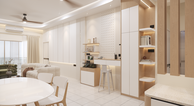 Online design Contemporary Combined Living/Dining by Alice H. thumbnail