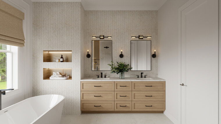 Online design Contemporary Bathroom by Erika F. thumbnail