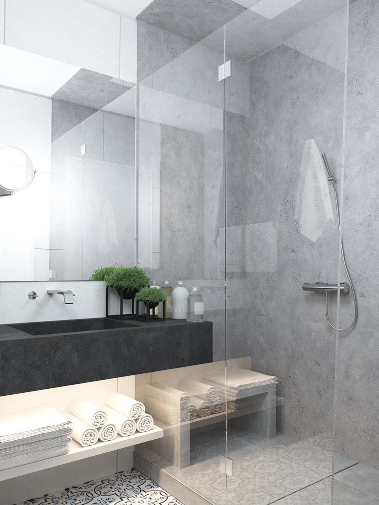 Online design Contemporary Bathroom by Kate S thumbnail