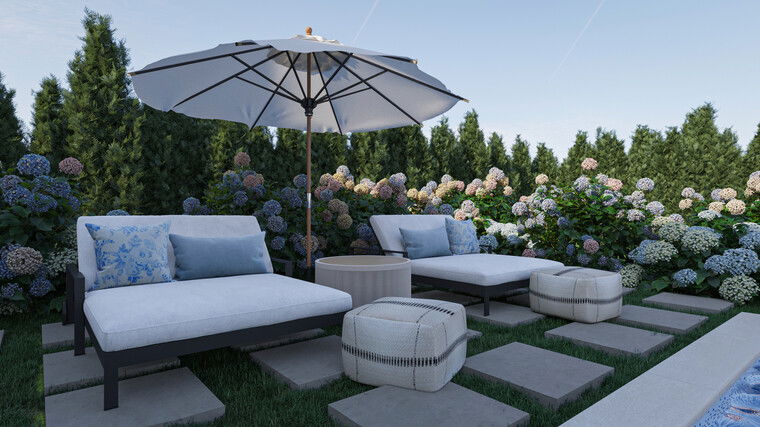 Online design Transitional Patio by Samantha B. thumbnail