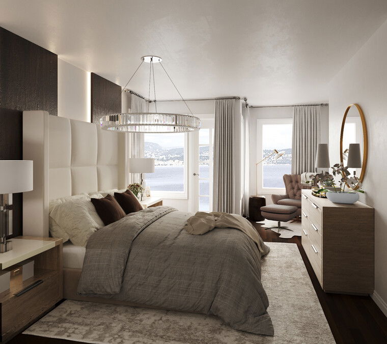 Diseño en línea Dormitorio Transitional por Rachel H. miniatura