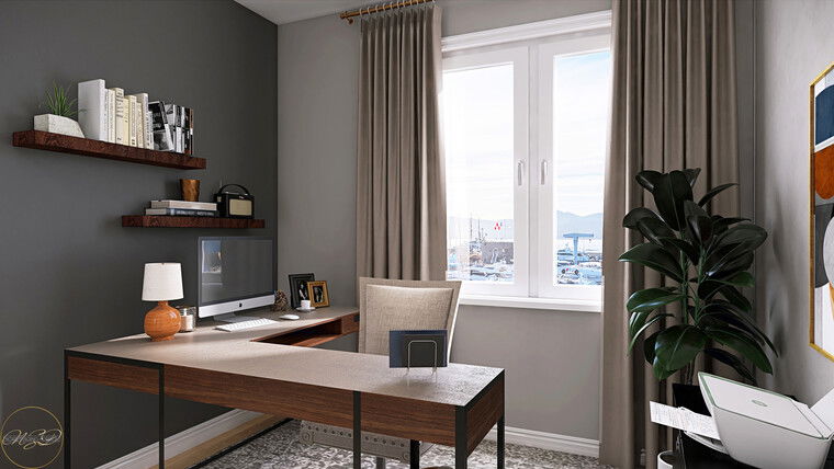 Online design Modern Home Office by Terese F. thumbnail