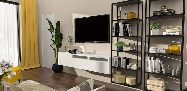 Diseño en línea Salón/Comedor ecléctico combinado por Dusan N. miniatura