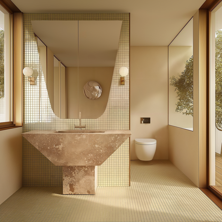Diseño en línea Baño Contemporáneo por Sanaz M. miniatura