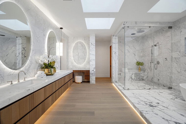 Online design Contemporary Bathroom by Lori D. thumbnail
