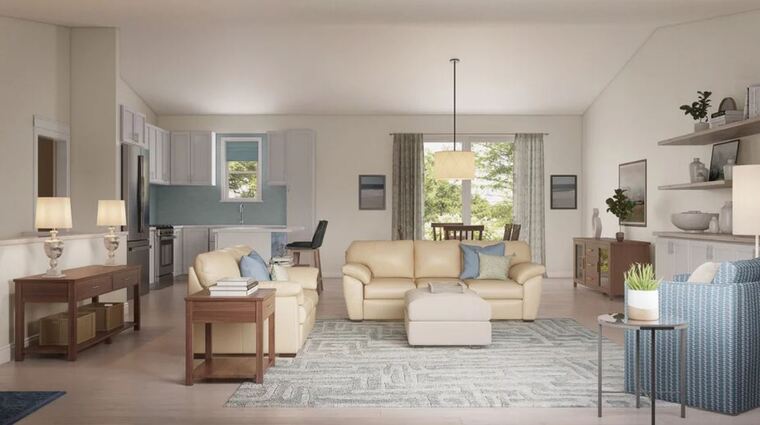 Online design Transitional Living Room by Lara D. thumbnail