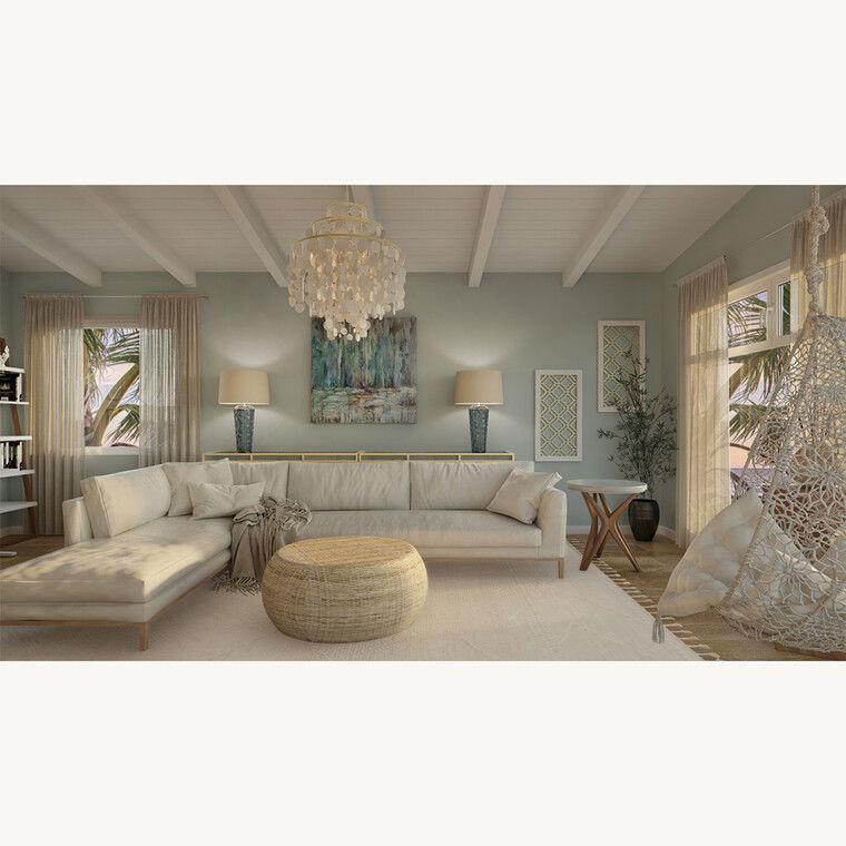 Online design Beach Living Room by Iulia B. thumbnail