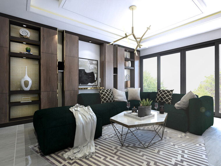 Diseño en línea de Sala Glamourosa por Salome P. miniatura