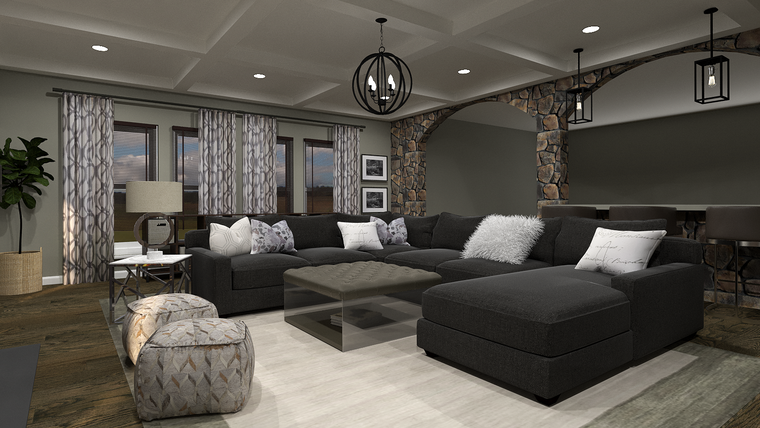Online design Transitional Living Room by Taron H. thumbnail