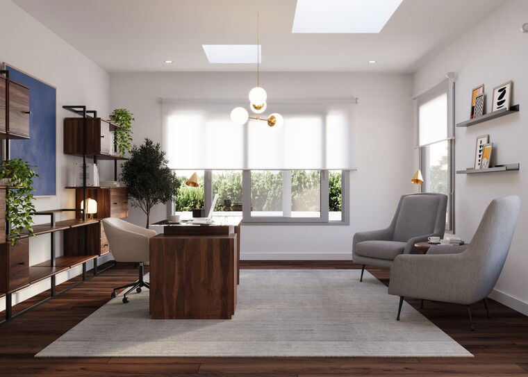 Online design Contemporary Home Office by Thoraya A. thumbnail