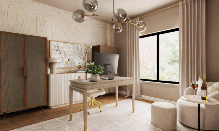 Online design Glamorous Home Office by Stacy D. thumbnail