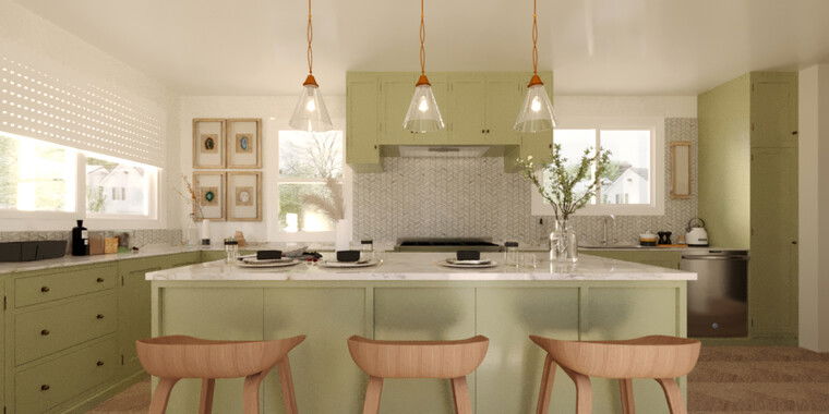 Online design Transitional Kitchen by Mohraeel T. thumbnail