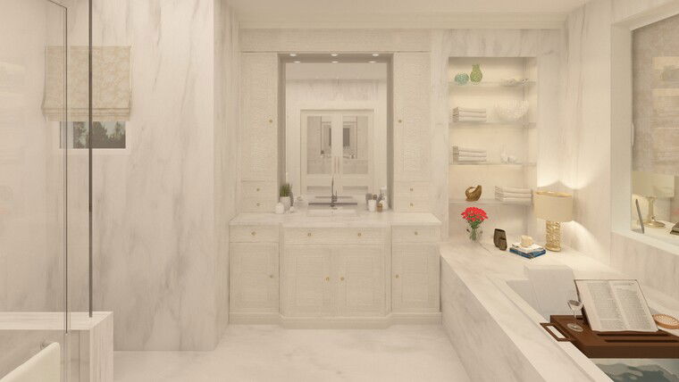 Online design Traditional Bathroom by Salma o. thumbnail