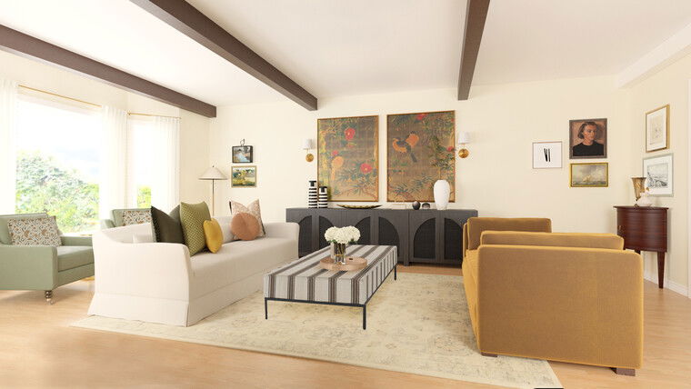 Online design Transitional Living Room by Liliana S. thumbnail