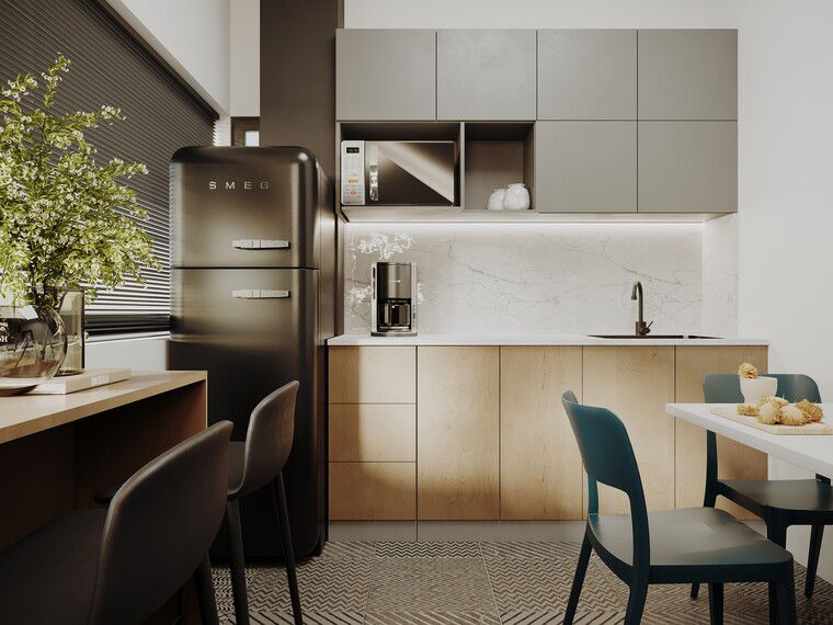 Online design Modern Kitchen by Pateniah M. thumbnail