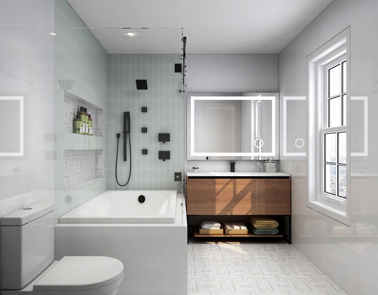 Online design Contemporary Bathroom by MayKan C. thumbnail