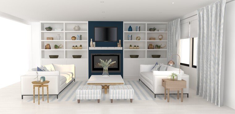 Online design Transitional Living Room by Zena A. thumbnail