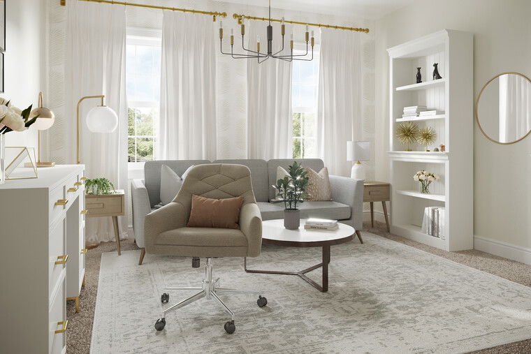 Online design Traditional Home Office by Annie L. thumbnail