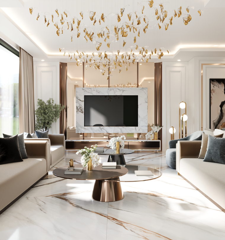 Online design Glamorous Living Room by Tara M. thumbnail