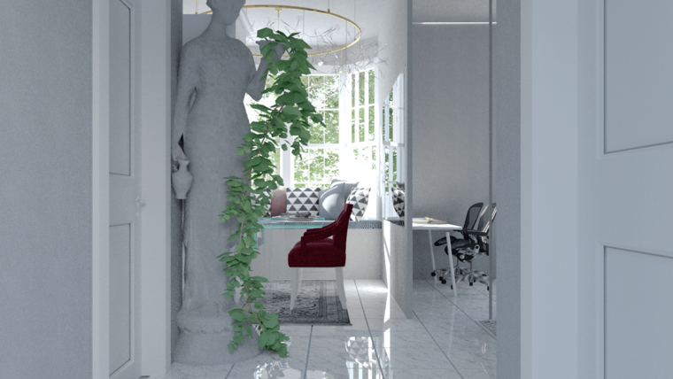 Online design Modern Hallway/Entry by Rana S. thumbnail