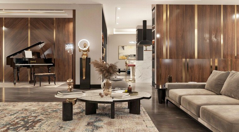 Online design Modern Living Room by Tina D. thumbnail