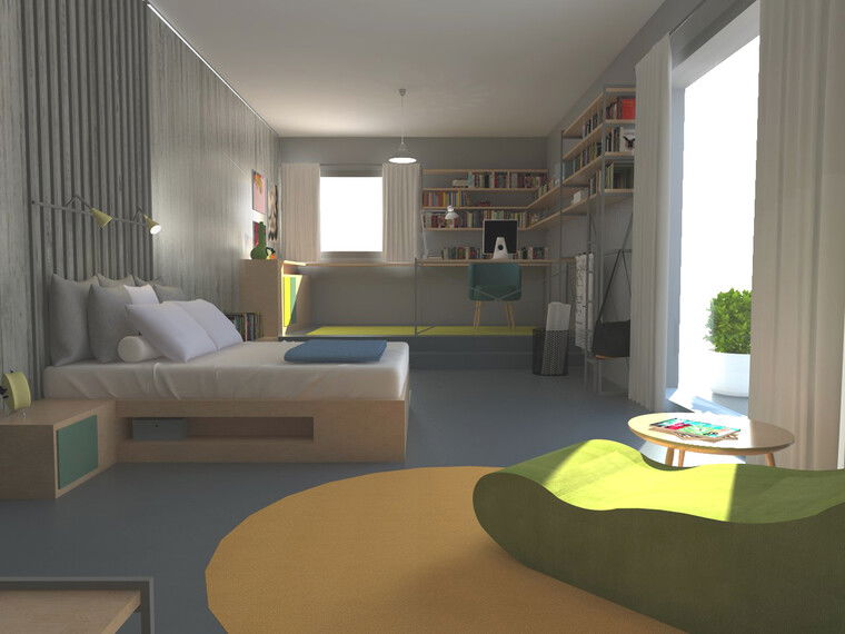 Diseño en línea Ecléctico Dormitorio por Eleni M. miniatura