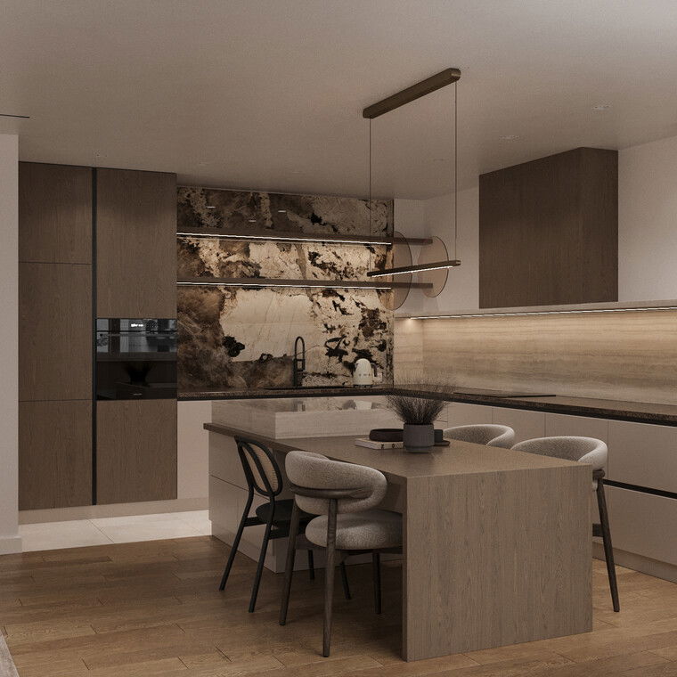 Diseño en línea Cocina contemporánea por Jelena D. miniatura