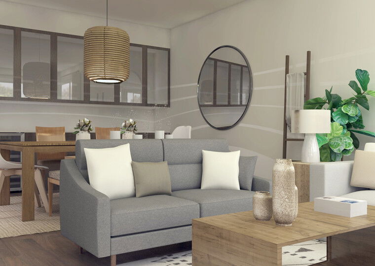 Online design Contemporary Living Room by Zena A. thumbnail