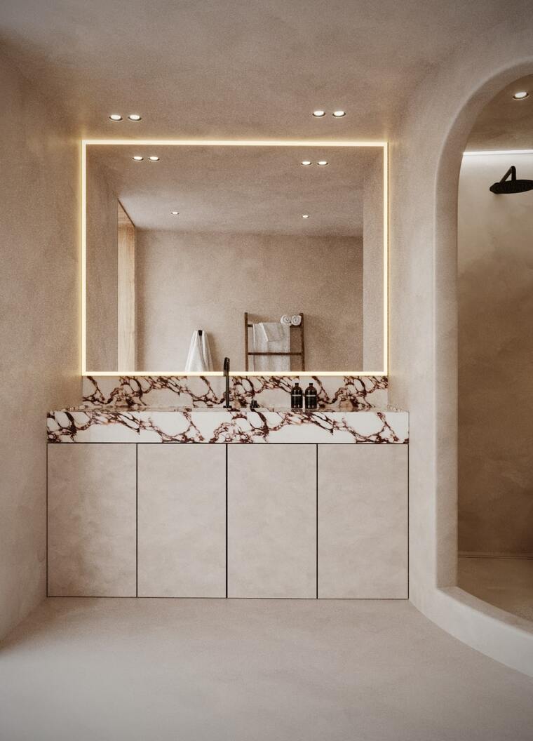 Diseño en línea Baño contemporáneo de Anna Y. miniatura