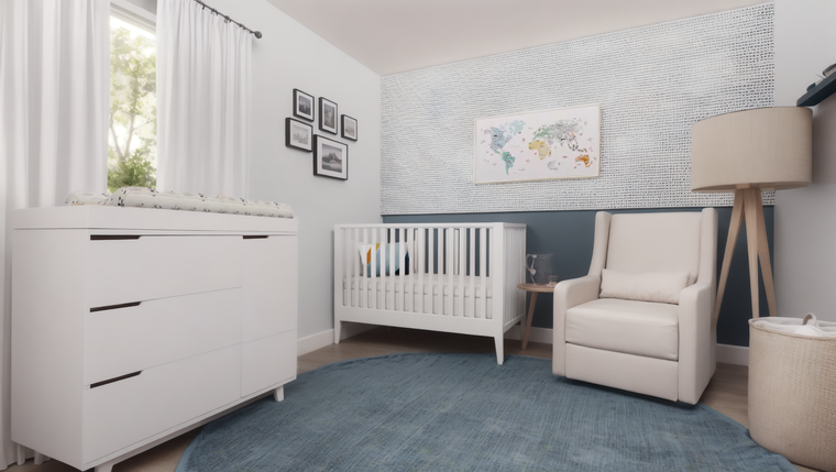 Online design Beach Nursery by Carine C. thumbnail