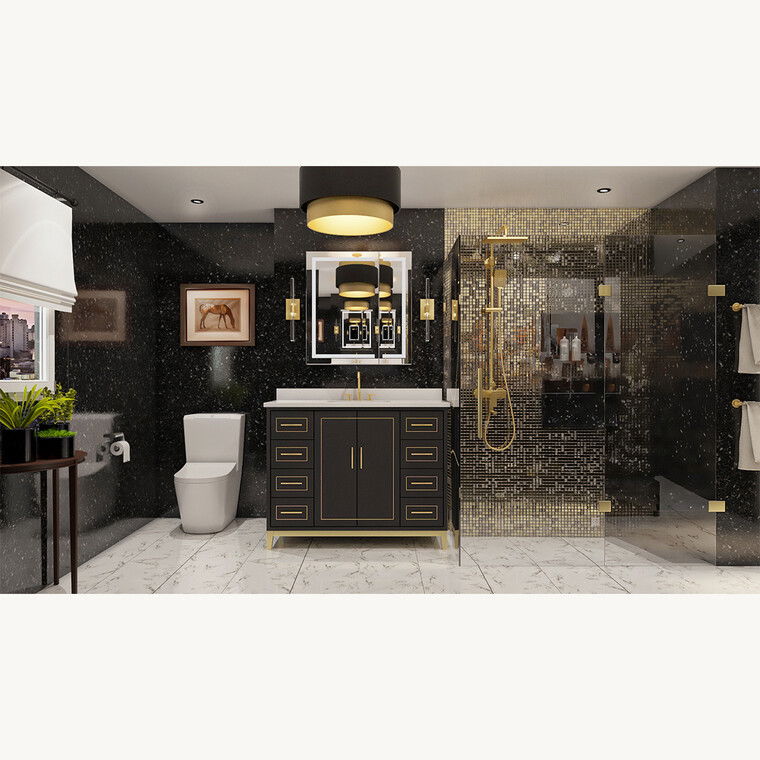 Online design Glamorous Bathroom by Iulia B. thumbnail