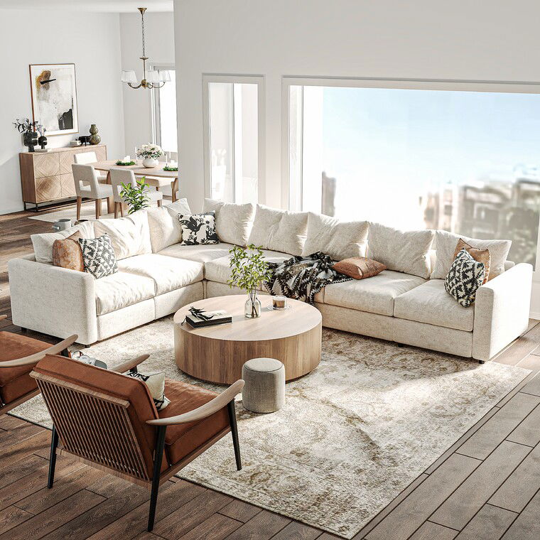 Online design Contemporary Living Room by Esra S. thumbnail