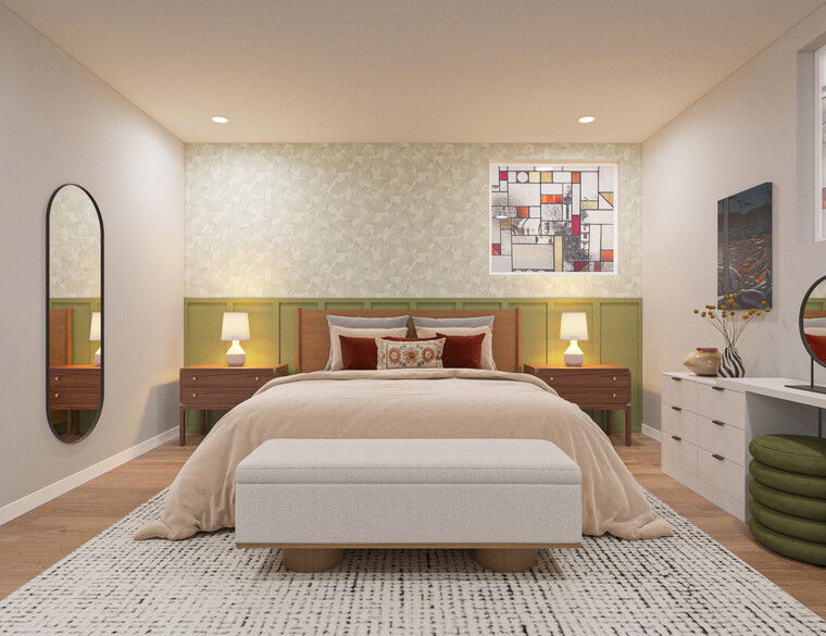 Online design Transitional Bedroom by Carine C. thumbnail