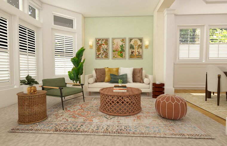 Online design Eclectic Living Room by Tee A. thumbnail