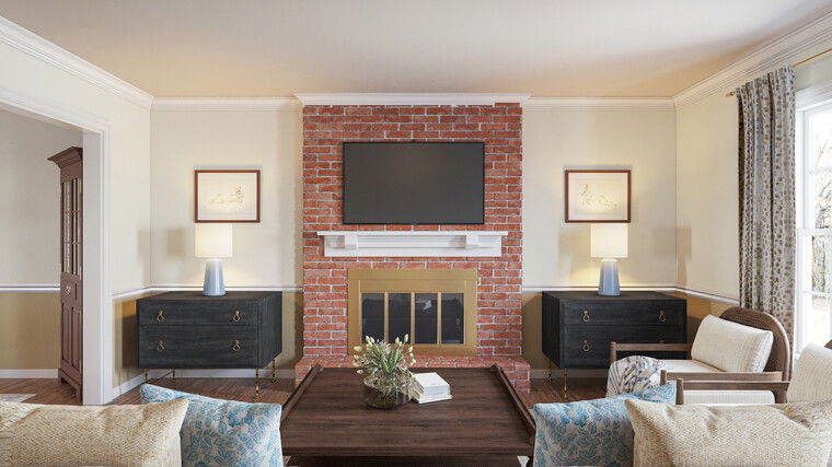 Online design Transitional Living Room by Jillian M. thumbnail