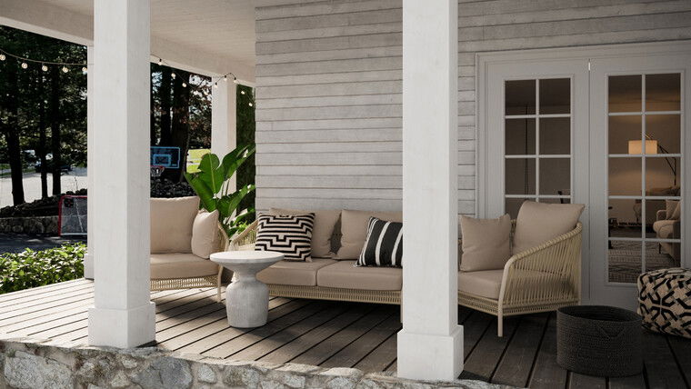 Diseño en línea Patio Moderno por Maria G. miniatura