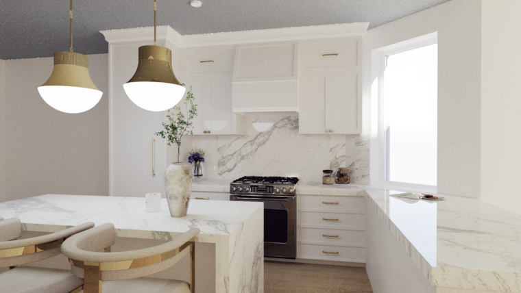 Diseño en línea Cocina contemporánea por Karen C. miniatura