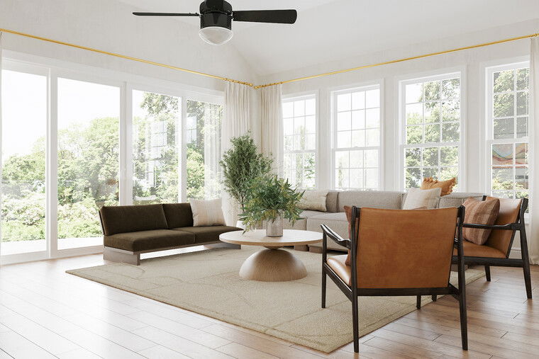 Online design Transitional Living Room by Jessica Z. thumbnail